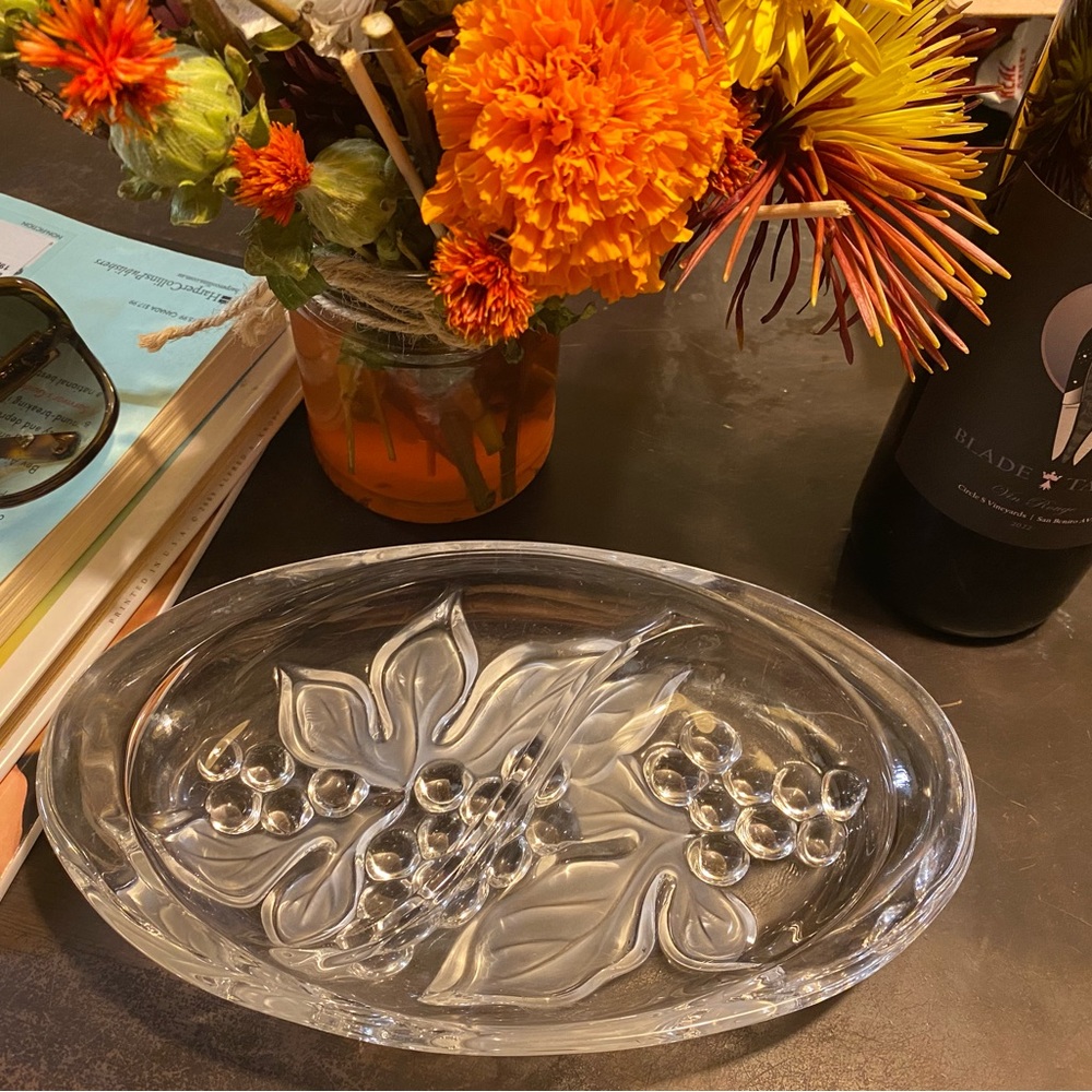 Vintage Crystal Dish
